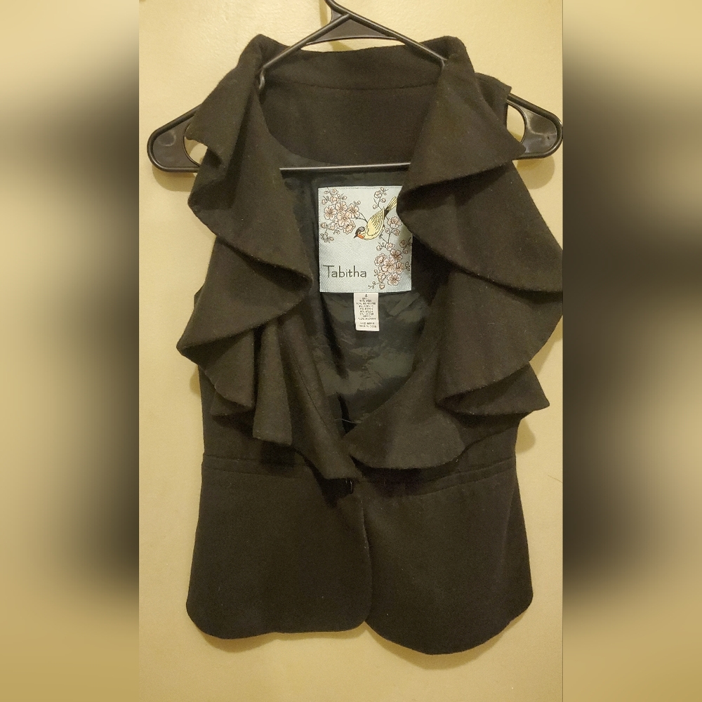 Tabitha black vest